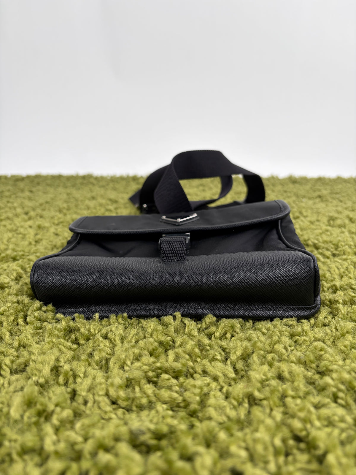 Borsa a tracolla  Prada in Nylon Nero