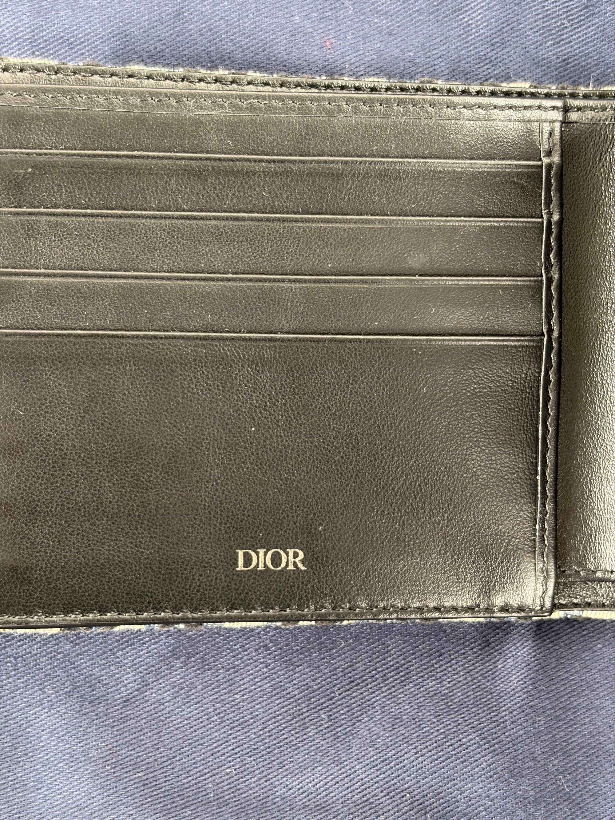 Portafoglio Dior grugio
