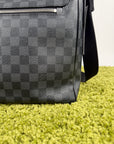 Borsello Messenger District Louis Vuitton Grigio