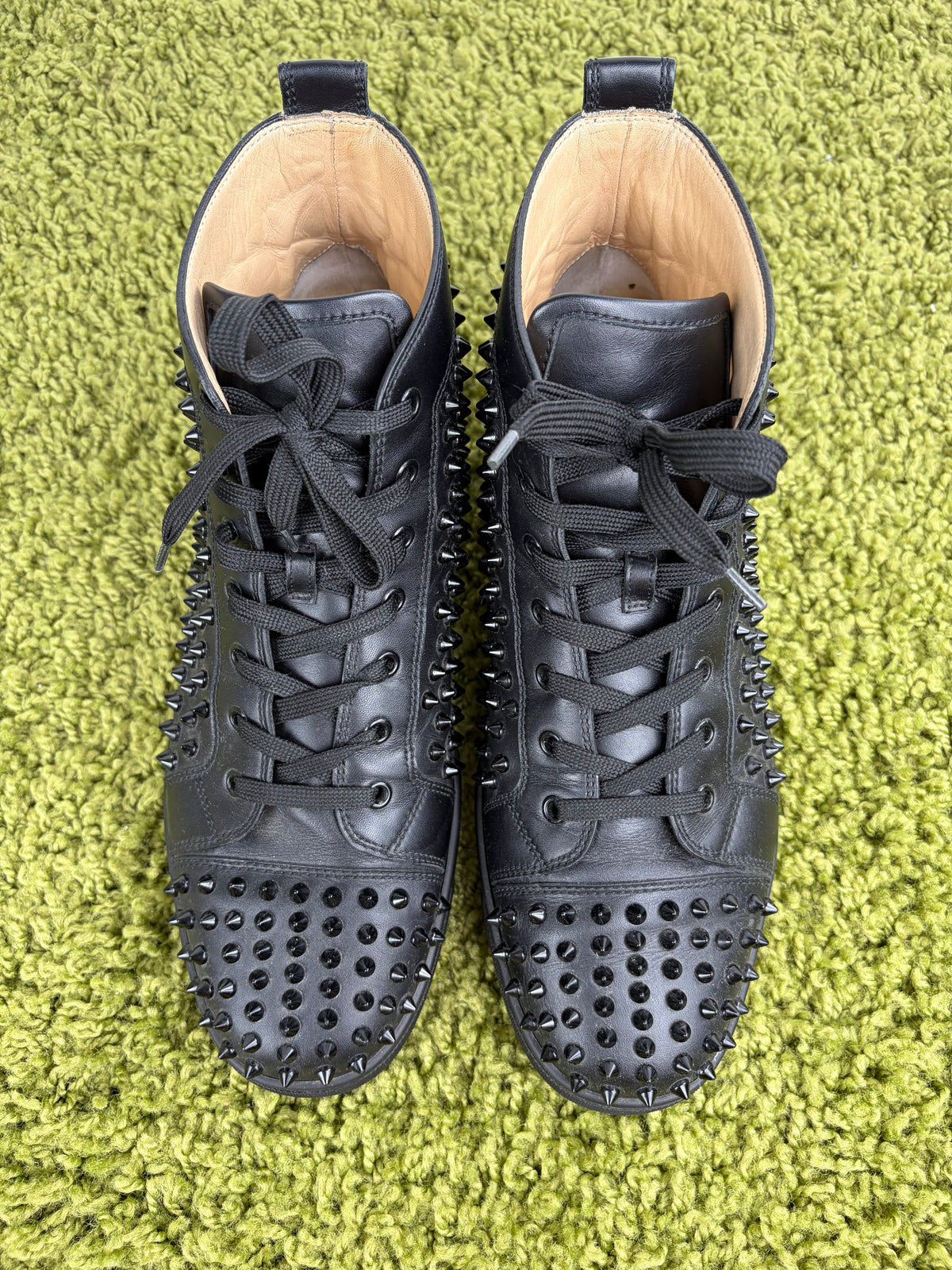 Christian Louboutin Spikes High Nero 45