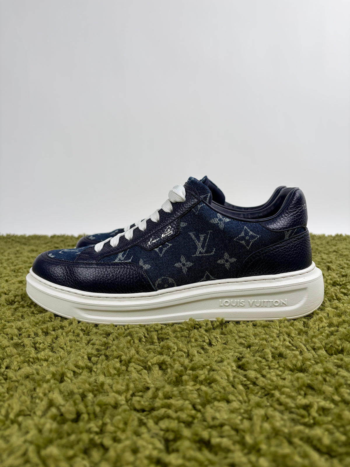 Louis Vuitton Beverly Hills In Denim Blu 8