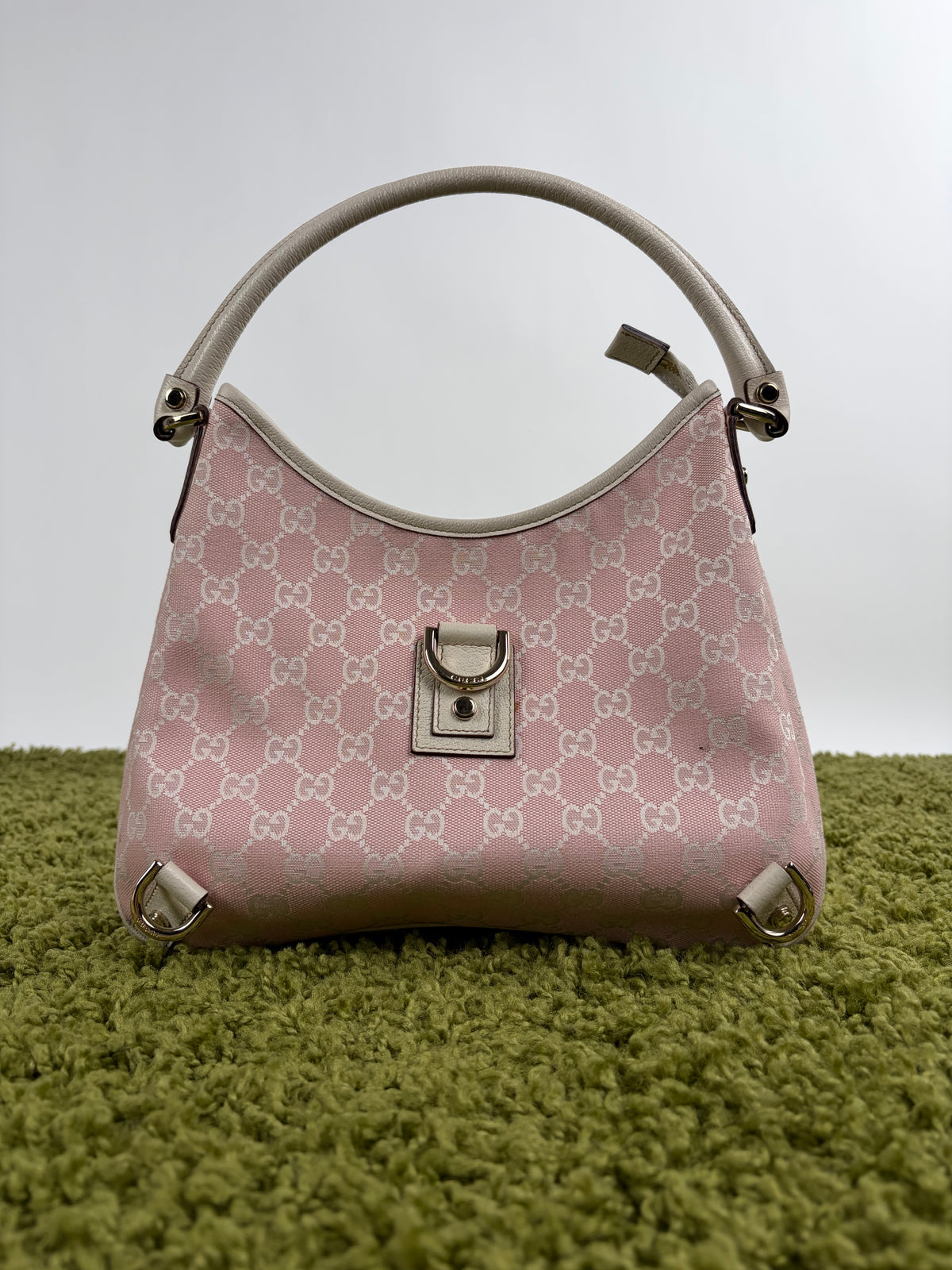 Borsa Gucci Abbey D-Ring Hobo Rosa