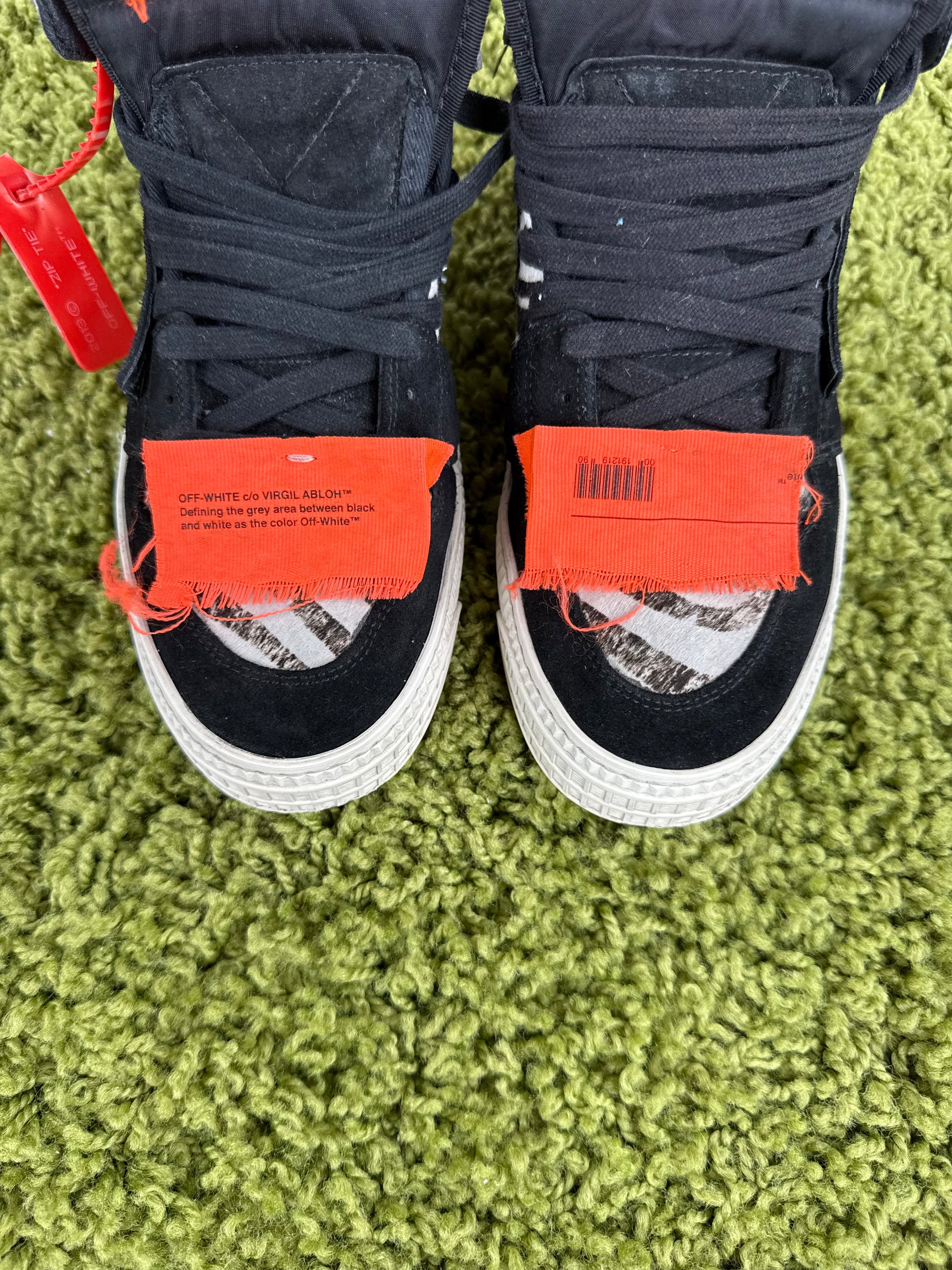 Off White High Sneaker Nere 39