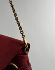 Borsa Gucci Horsebit Chain Rossa