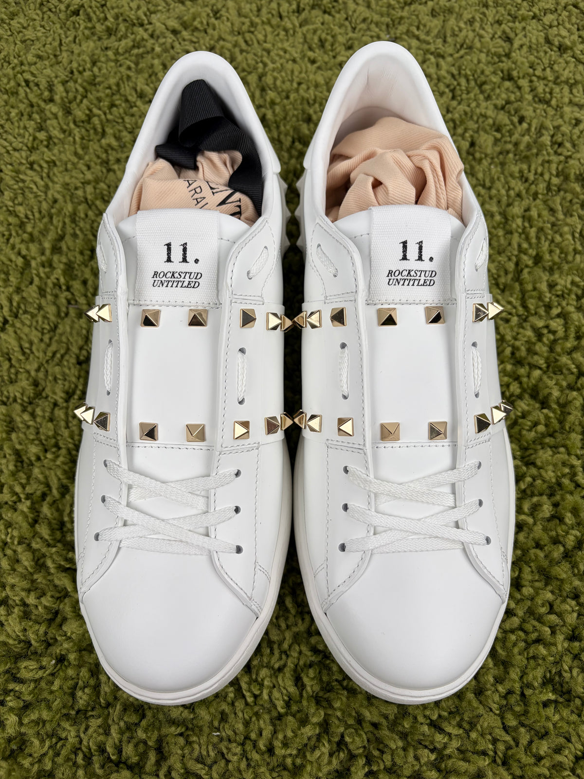Valentino Garavani Rockstud Bianca 44.5 - Second Hand Di Fiore