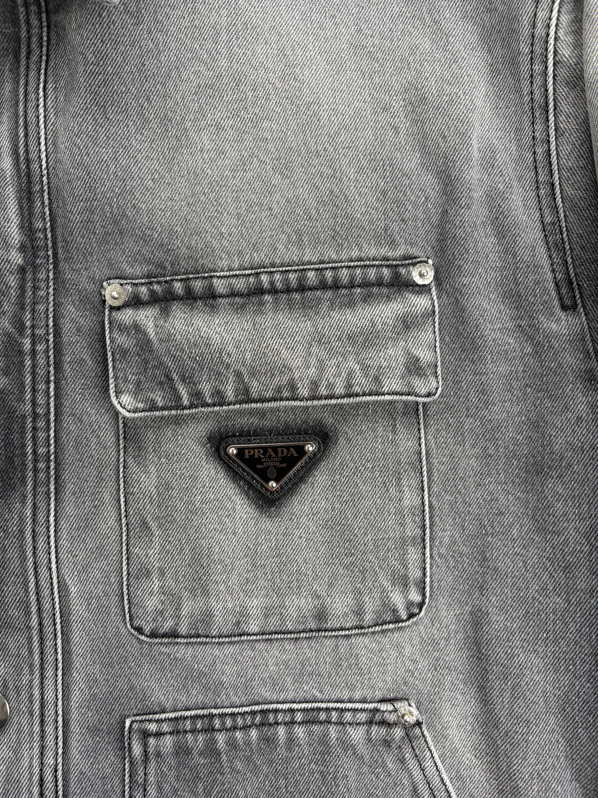 Completo Prada In Denim Grigio Giacca XL Jeans 52