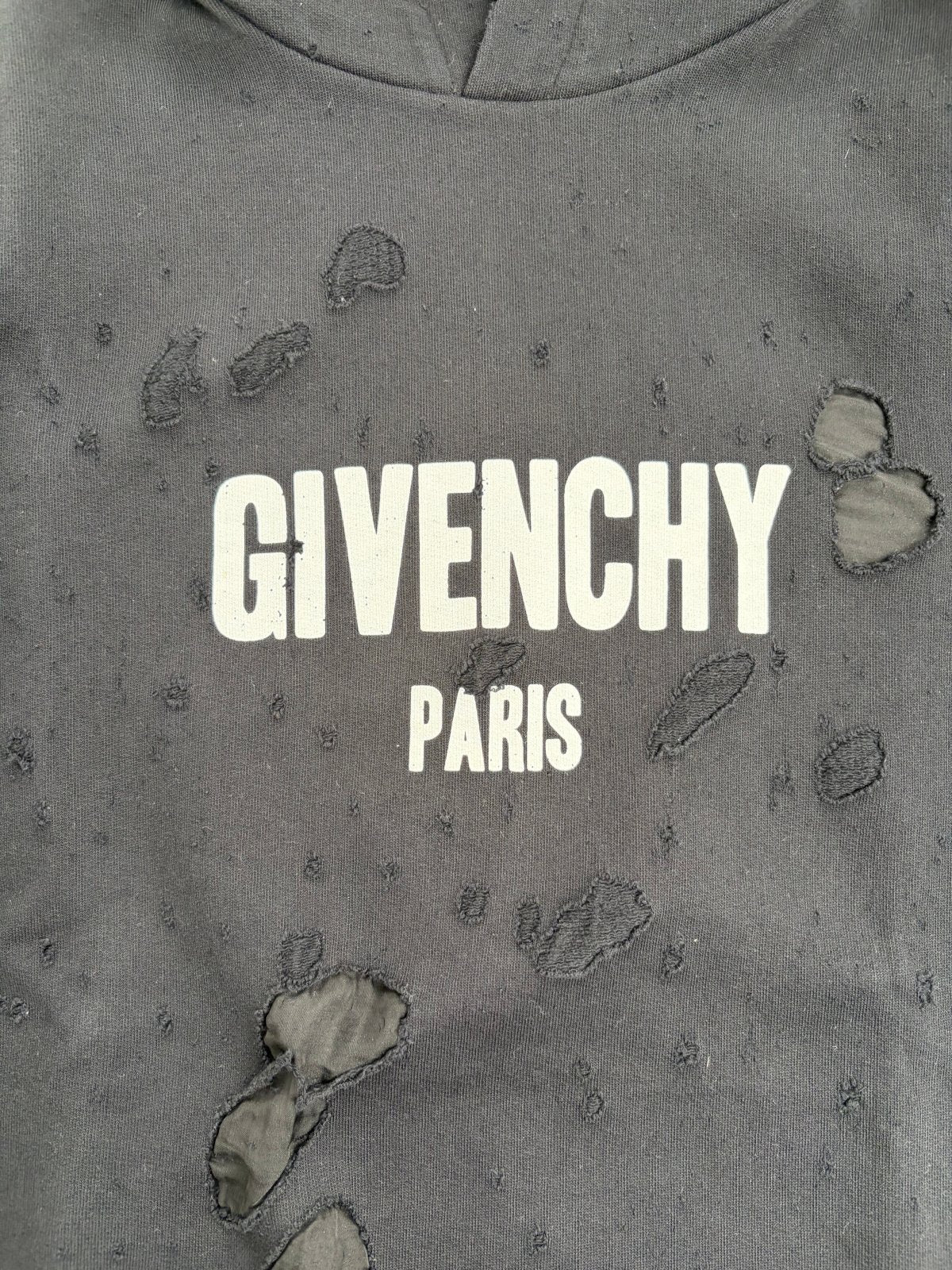 Felpa Givenchy Destroyed Nero S - Second Hand Di Fiore