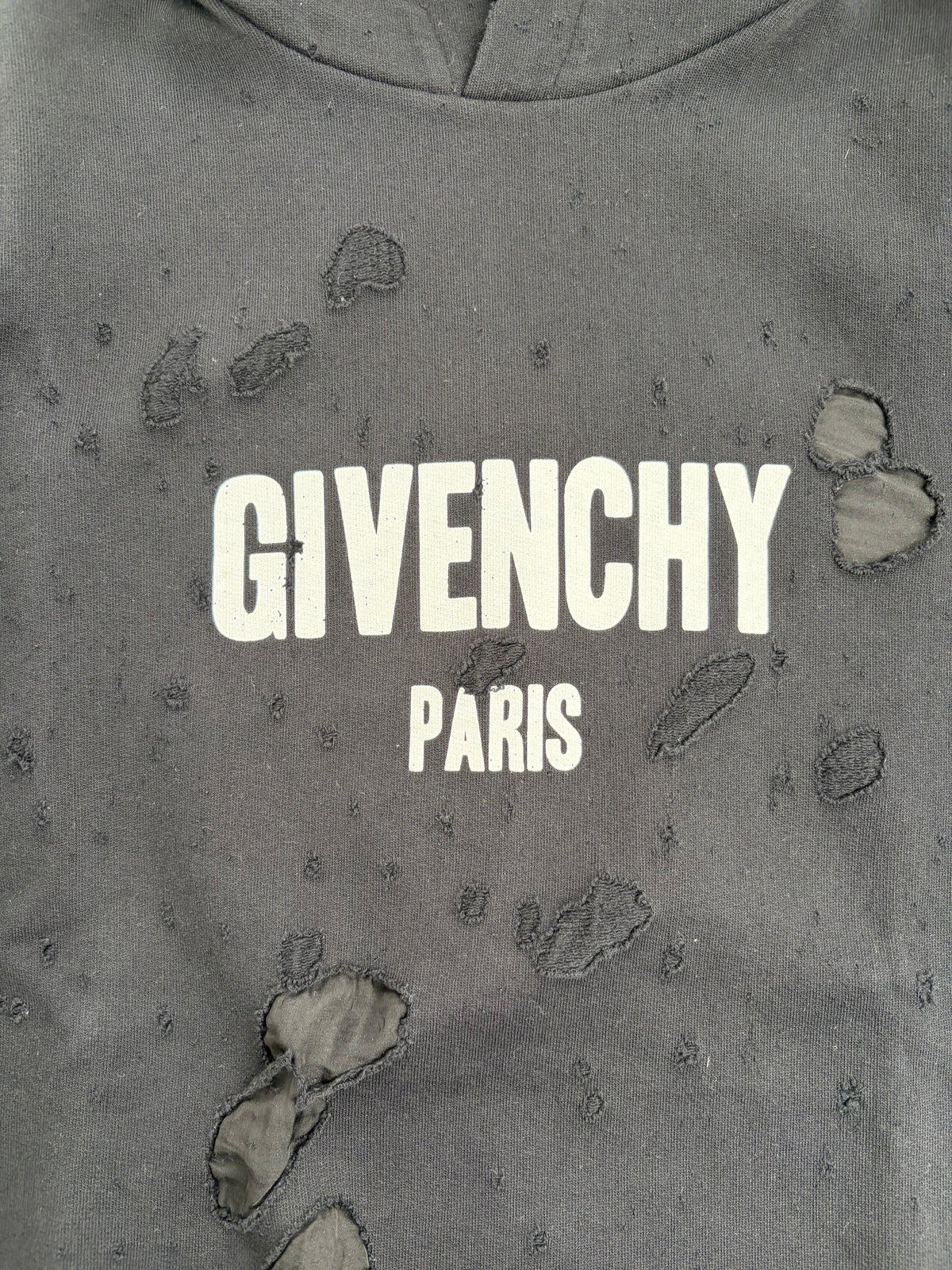 Felpa Givenchy Destroyed Nero S