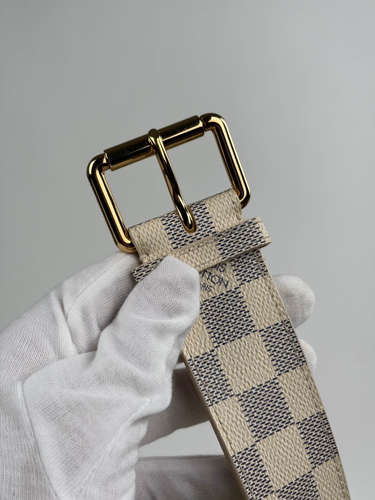 Cintura Louis Vuitton Bianca 95 38 115cm - Second Hand Di Fiore