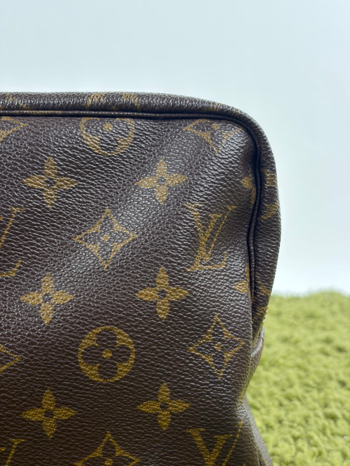 Beauty Case Louis Vuitton Marrone