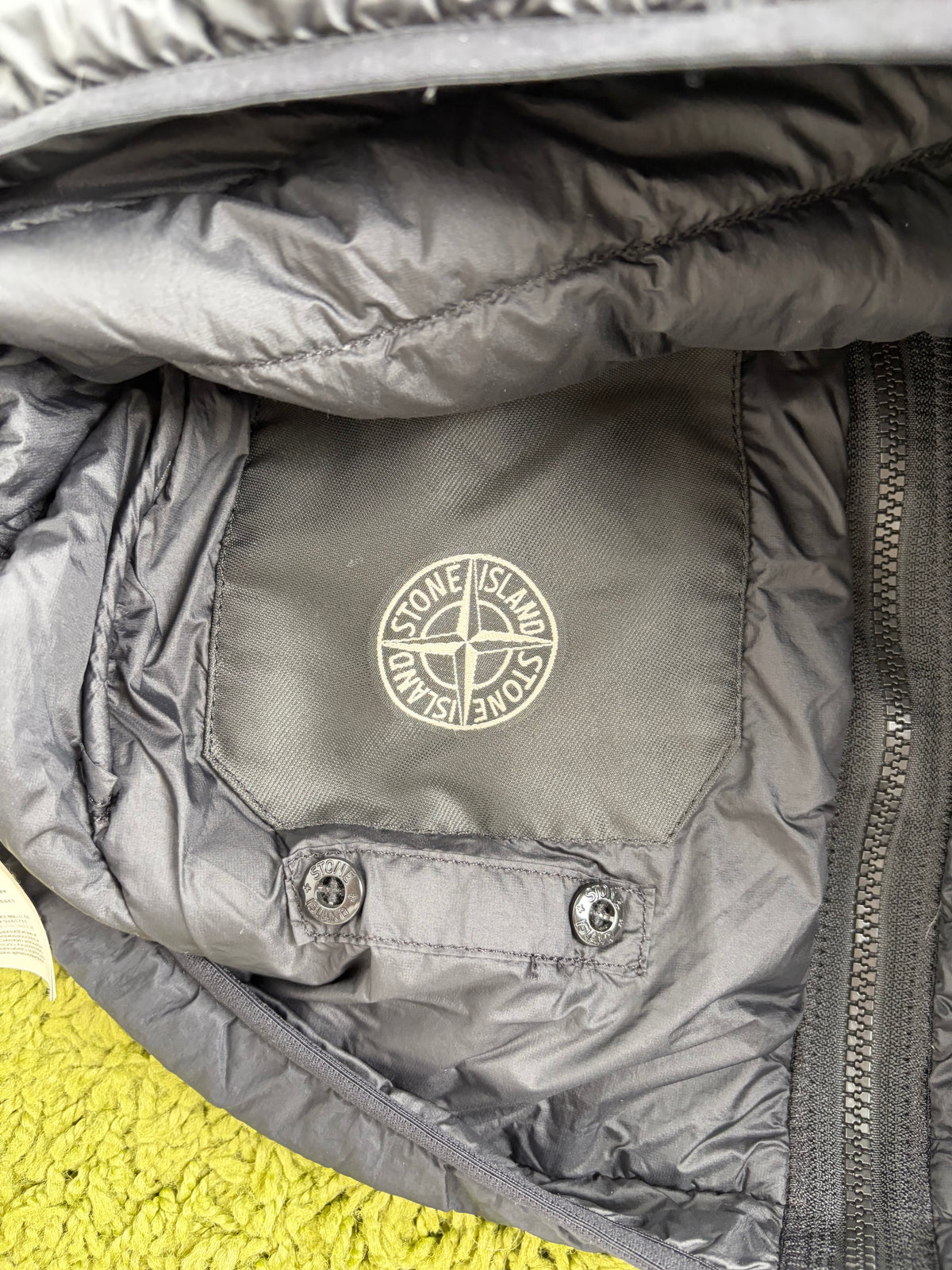Giubbotto Stone Island Garment Dyed Micro Yarn Down Nero S