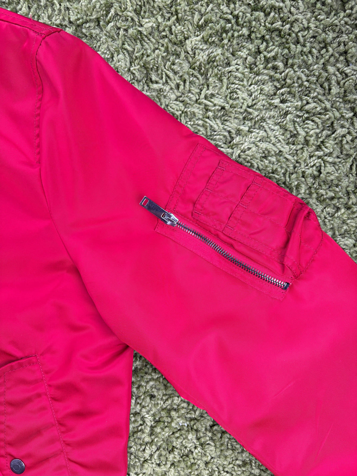 Bomber Valentino Garavani in Nylon Rosso 50