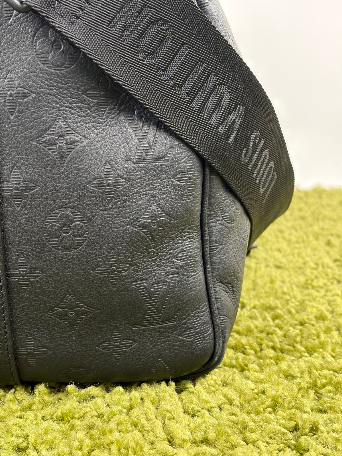 Borsone keepall Louis Vuitton Bandoulière 50 Nera