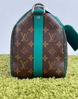 Borsone Keepall Louis Vuitton Baundoliere Marrone
