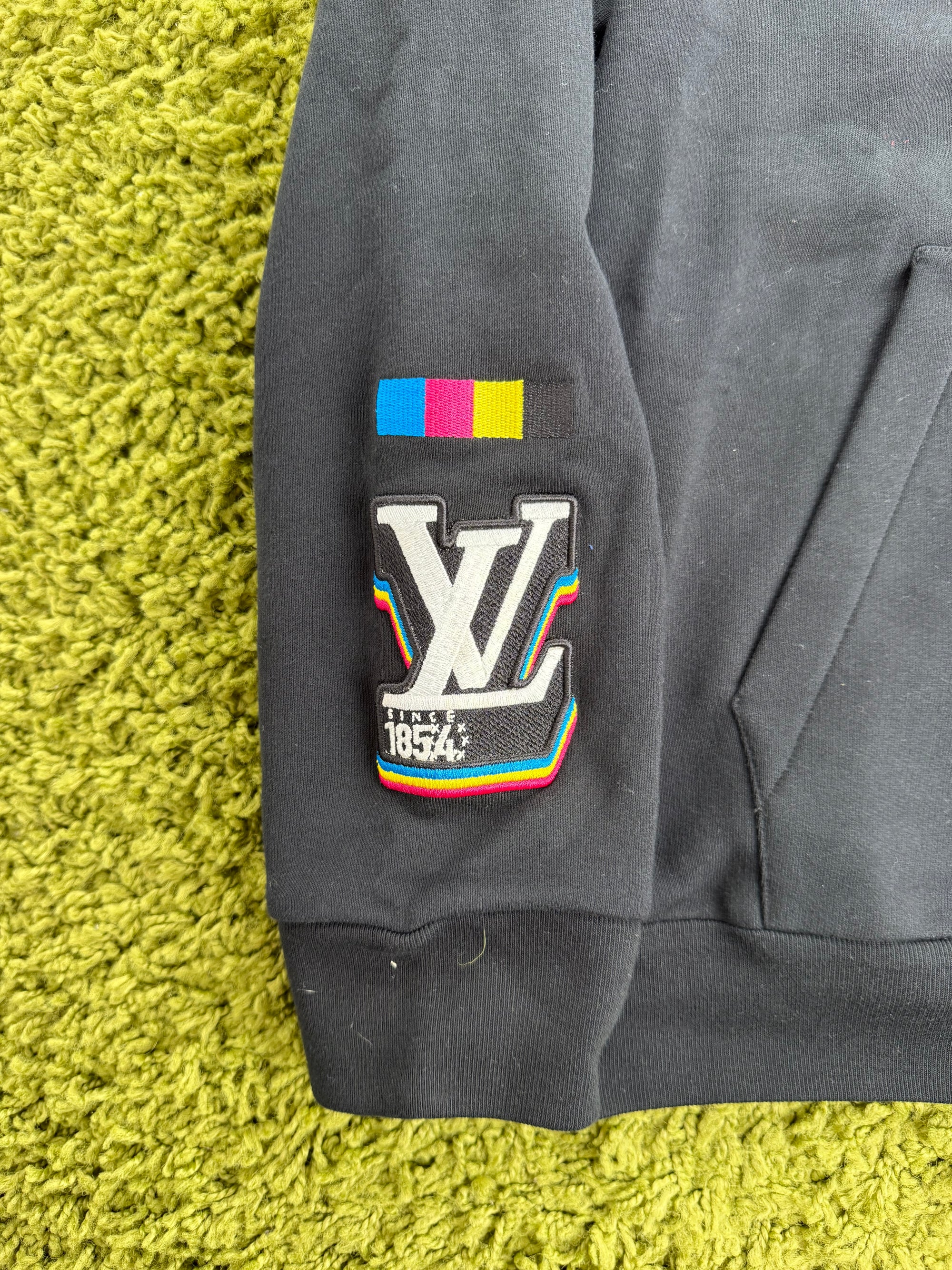 Felpa Louis Vuitton Nera Multicolor L