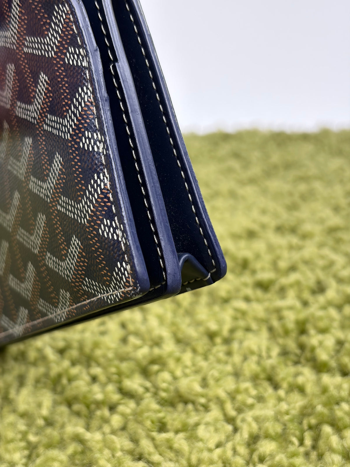 Portafoglio Goyard Richelieu in tela Goyardine Nero