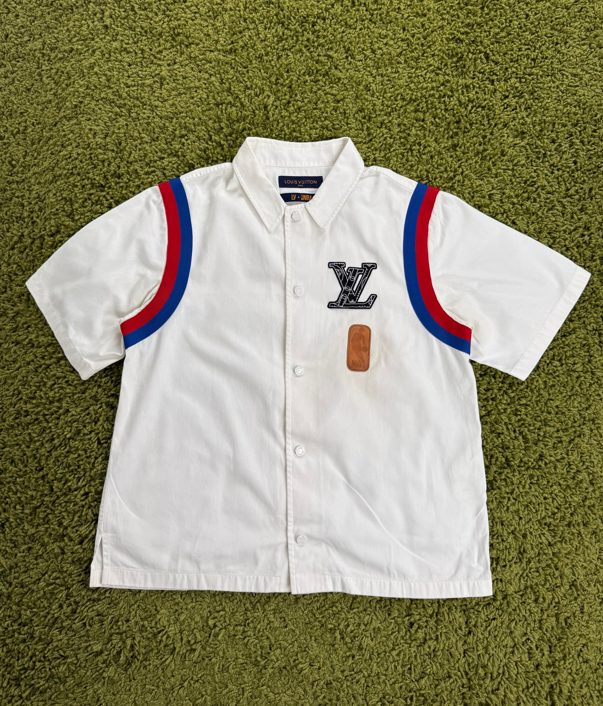 Camicia Louis Vuitton x Nba Bianca Multicolor L