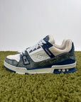 Louis Vuitton Trainer Denim Blu 8.5