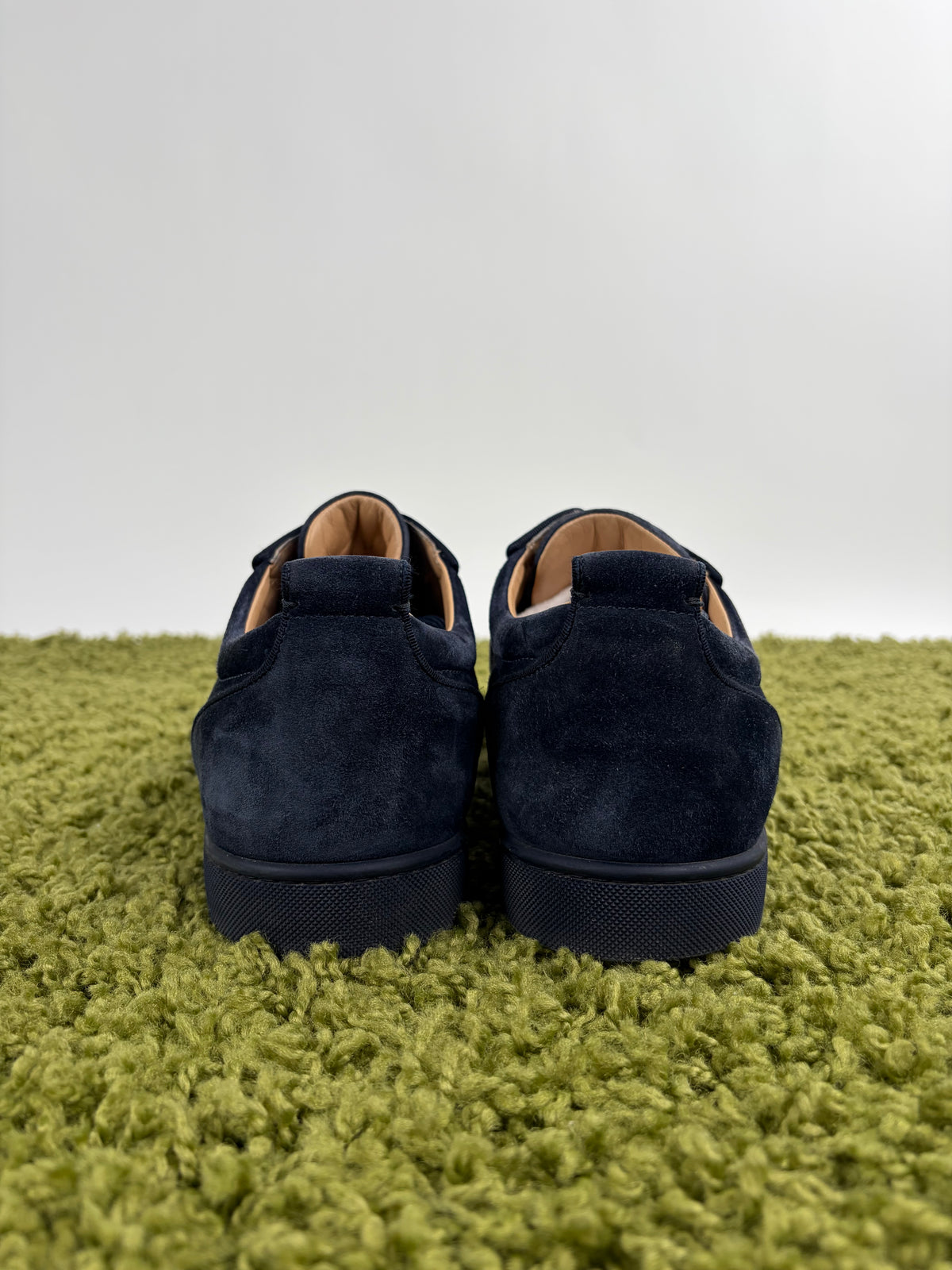 Christian Louboutin Spikes Low Blu 45