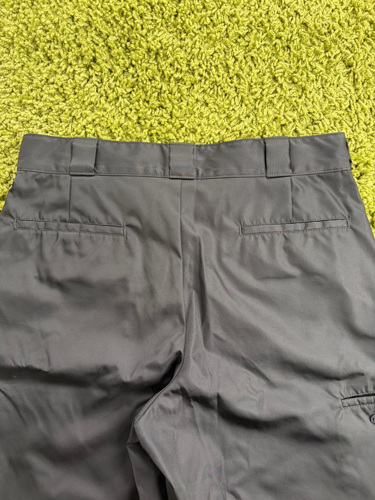 Pantaloncino Prada con pannello frontale in pelle Nero 48