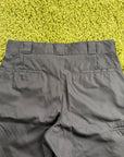 Pantaloncino Prada con pannello frontale in pelle Nero 48
