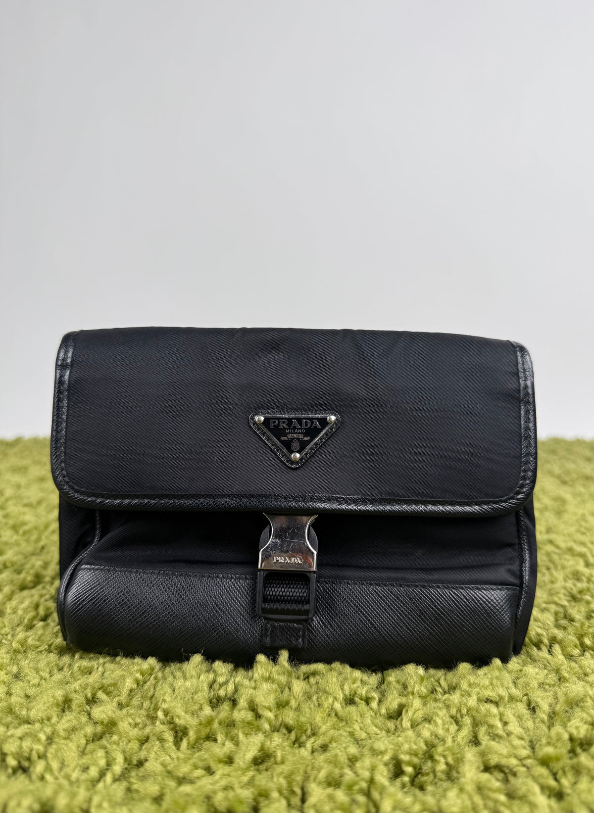 Porta Smartphone Prada in Re Nylon Nero