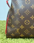 Keepall Bandoulière 45 Louis Vuitton Marrone Rosso