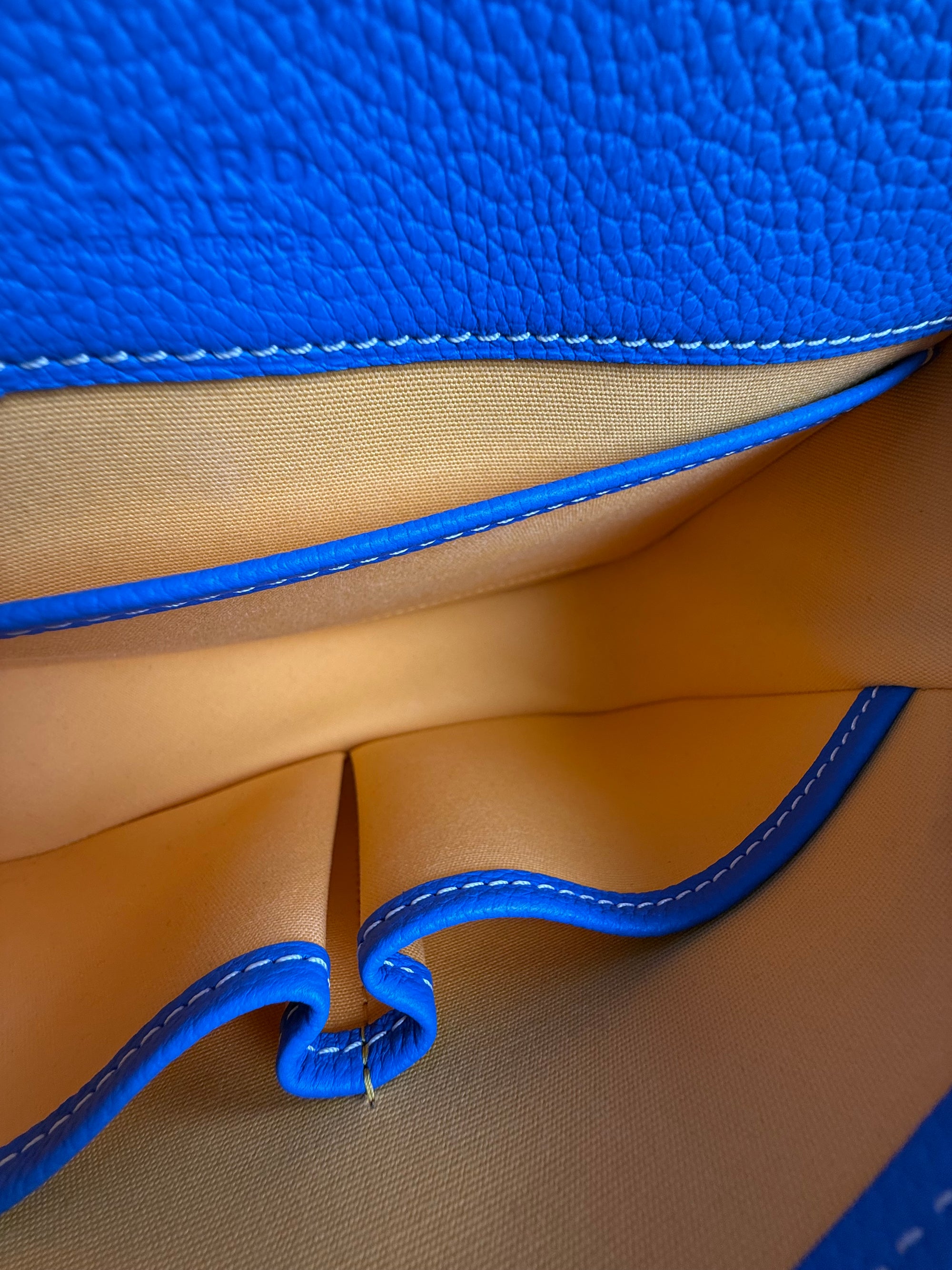 Borsa a tracolla belvedere goyard blu