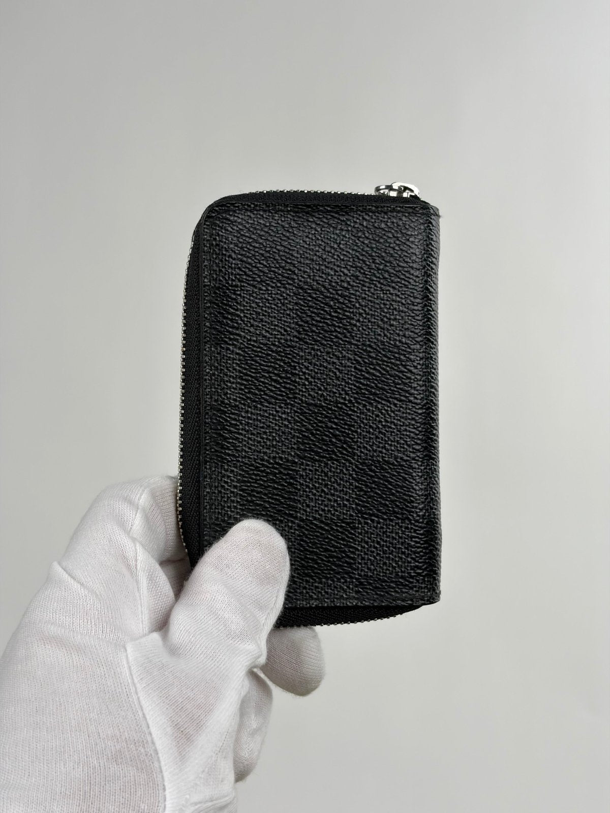 Portacarte Zippy In damier Graphite Louis Vuitton Nero - Second Hand Di Fiore