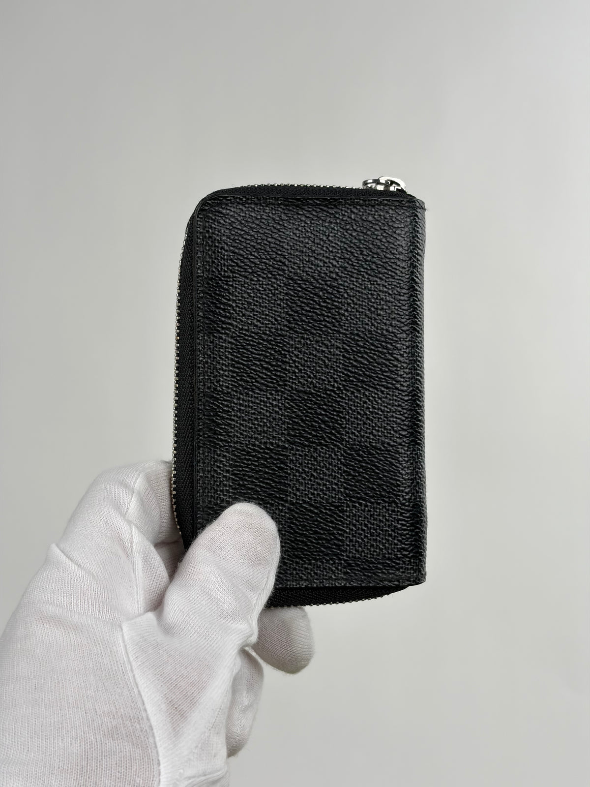 Portacarte Zippy In damier Graphite  Louis Vuitton Nero