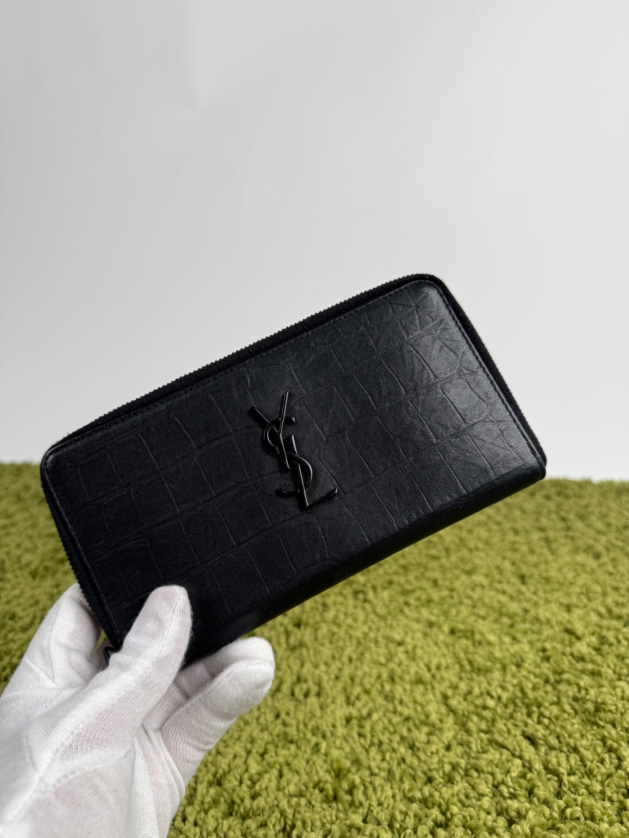 Portafoglio in pelle Yves Saint Laurent