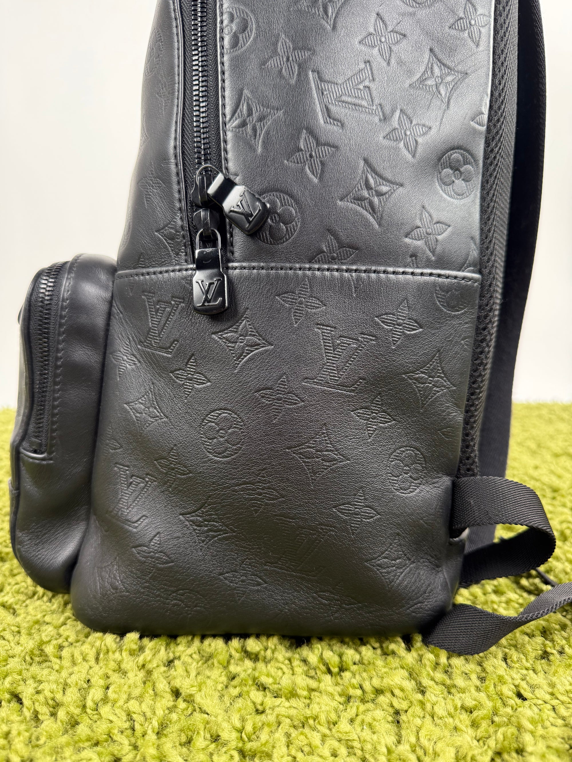 Zaino Louis Vuitton Racer in pelle Nera Monogram