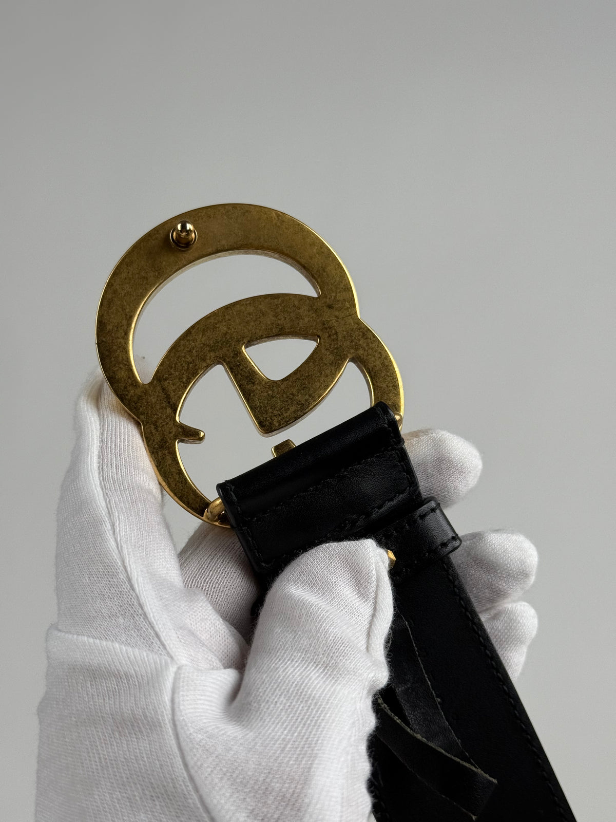 Cintura Gucci Nero 75/30