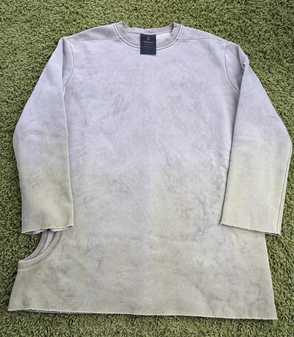 Longsleeve Rick Owens X Moncler Subhuman Beige 6 - Second Hand Di Fiore
