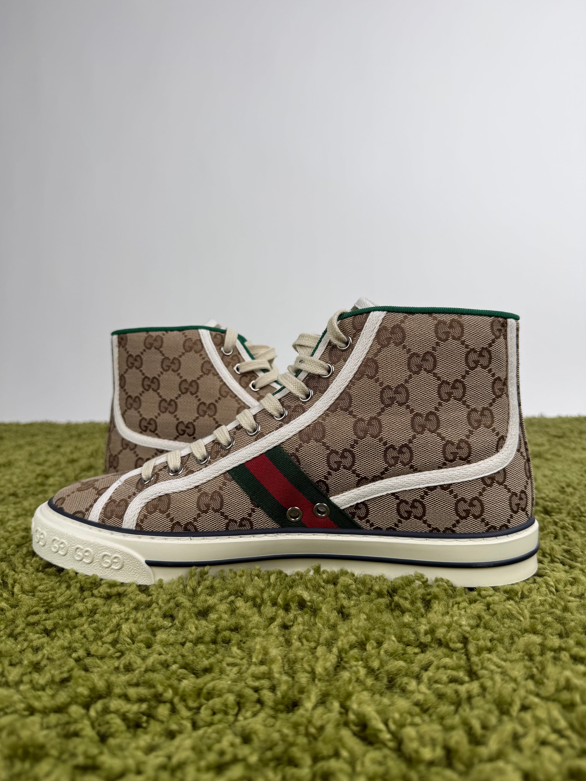 Gucci Tennis Alta Beige 9+