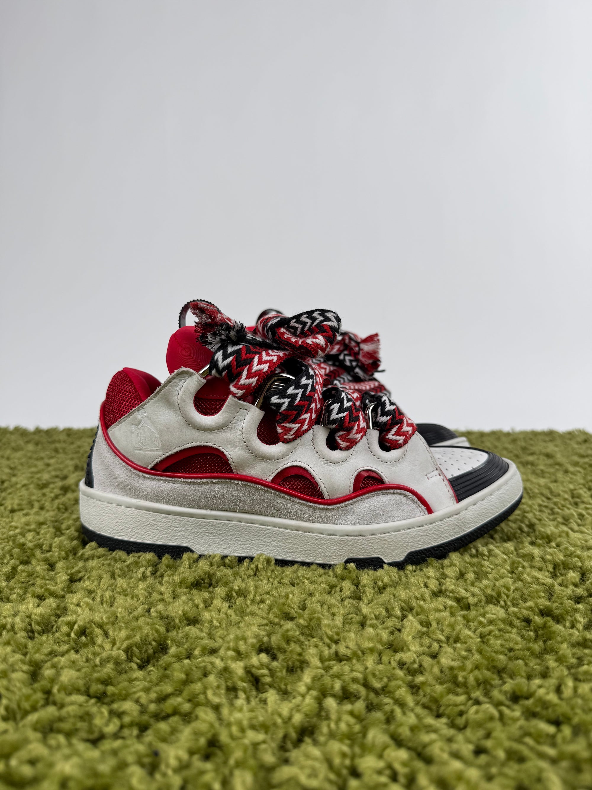 Lanvin Curb Bianca Rossa 40