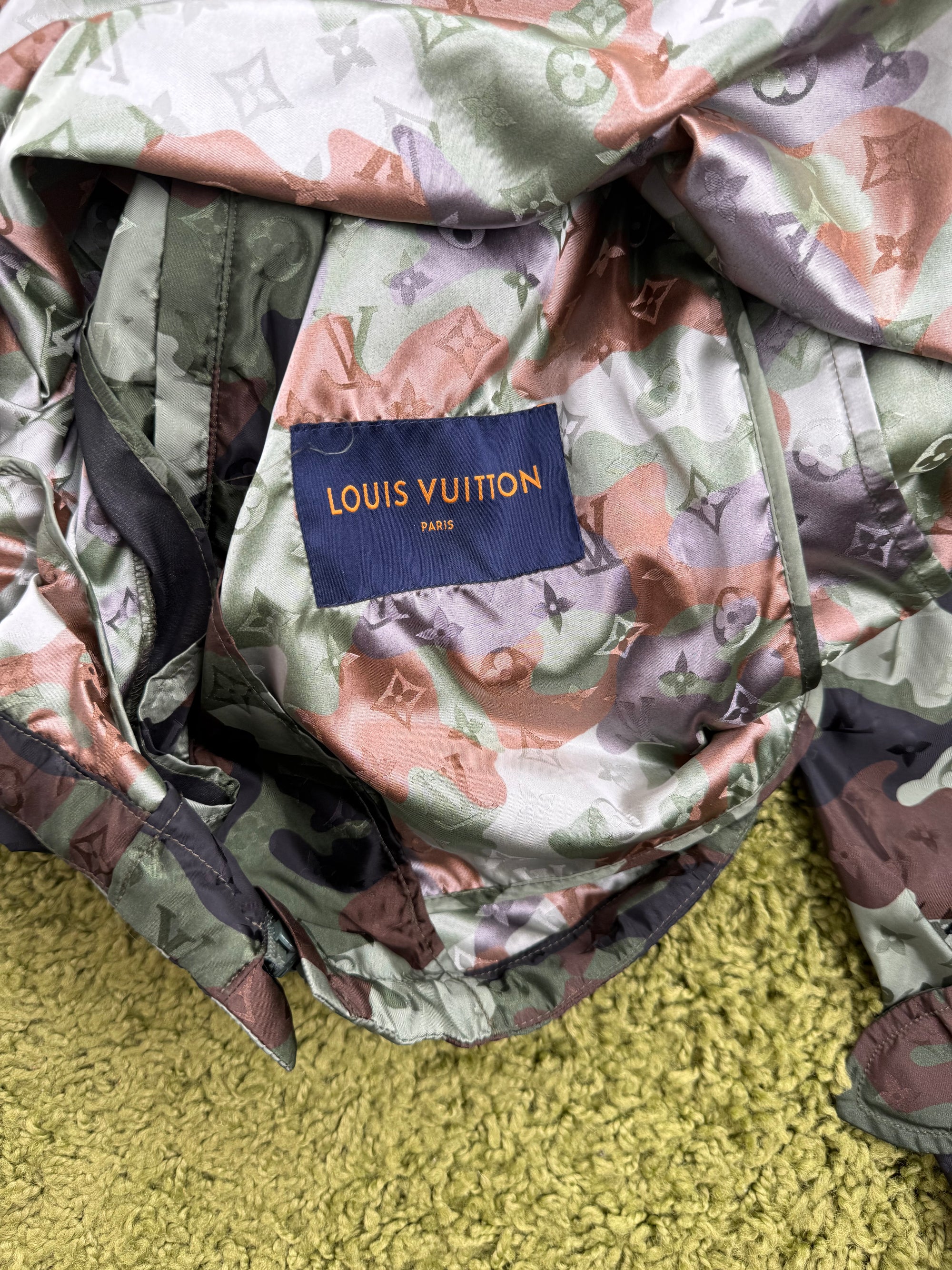 Giacca A Vento Mimetica Monogram Louis Vuitton L