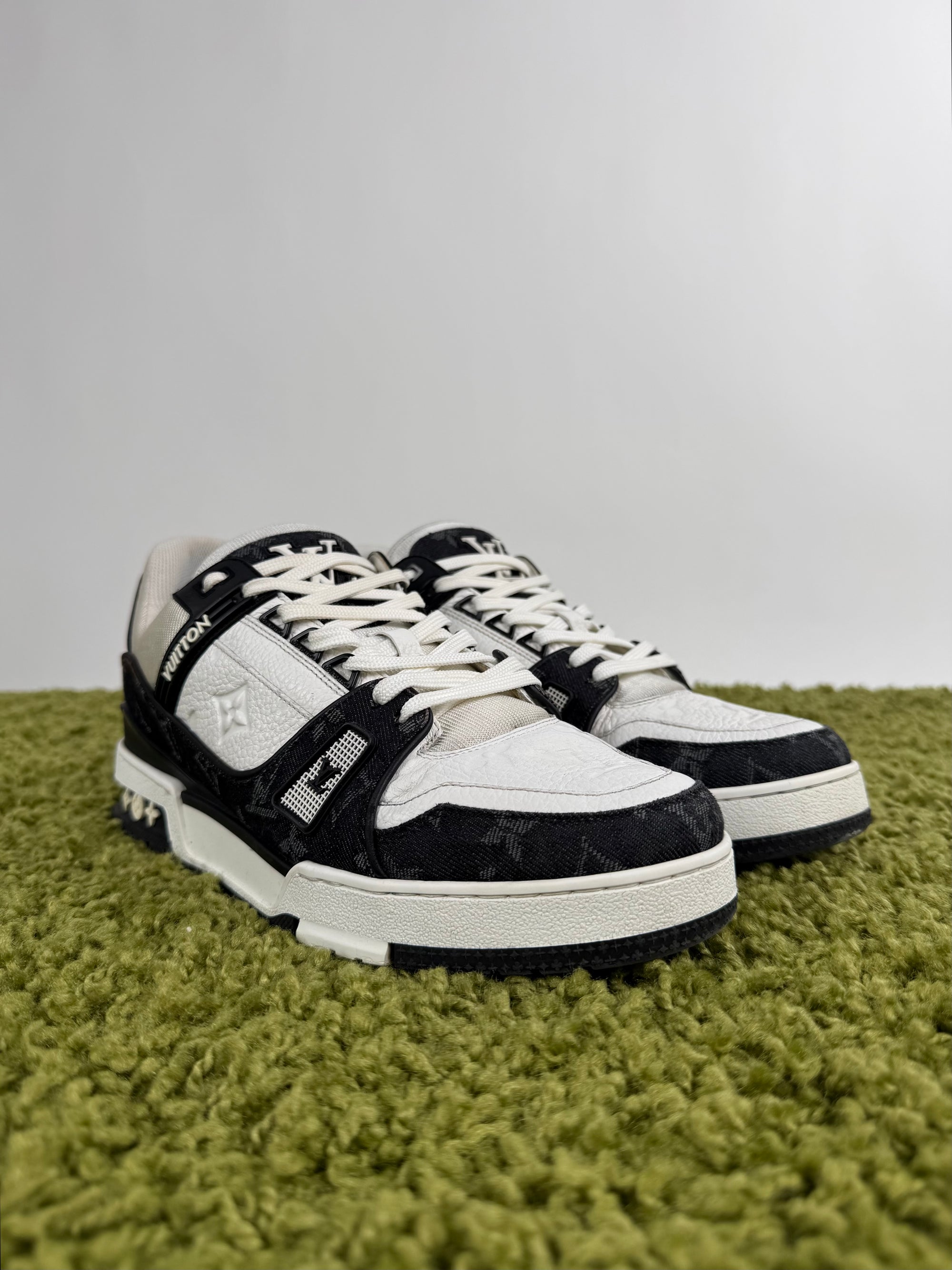Louis Vuitton Trainer in denim Nera 7