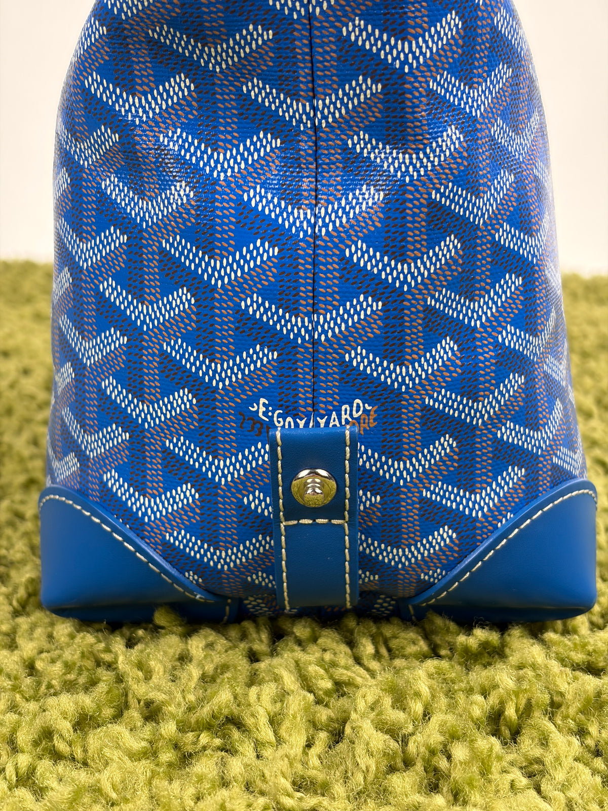 Beauty Case Boeing Goyard in tela Goyardine Blu