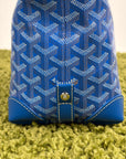 Beauty Case Boeing Goyard in tela Goyardine Blu