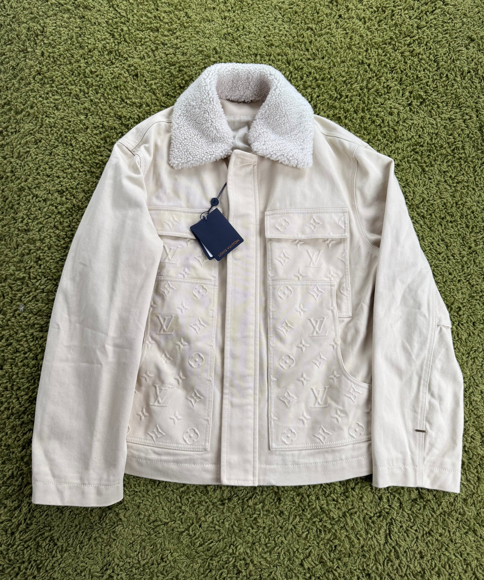 Giacca Monogram Workwear Louis Vuitton Beige 50