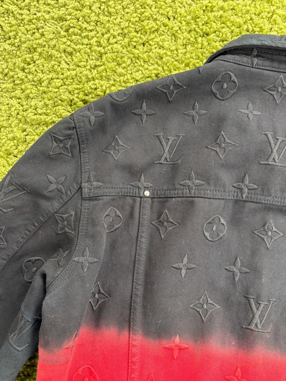 Completo Louis Vuitton Rosso Nero Giacca 50 Jeans 33