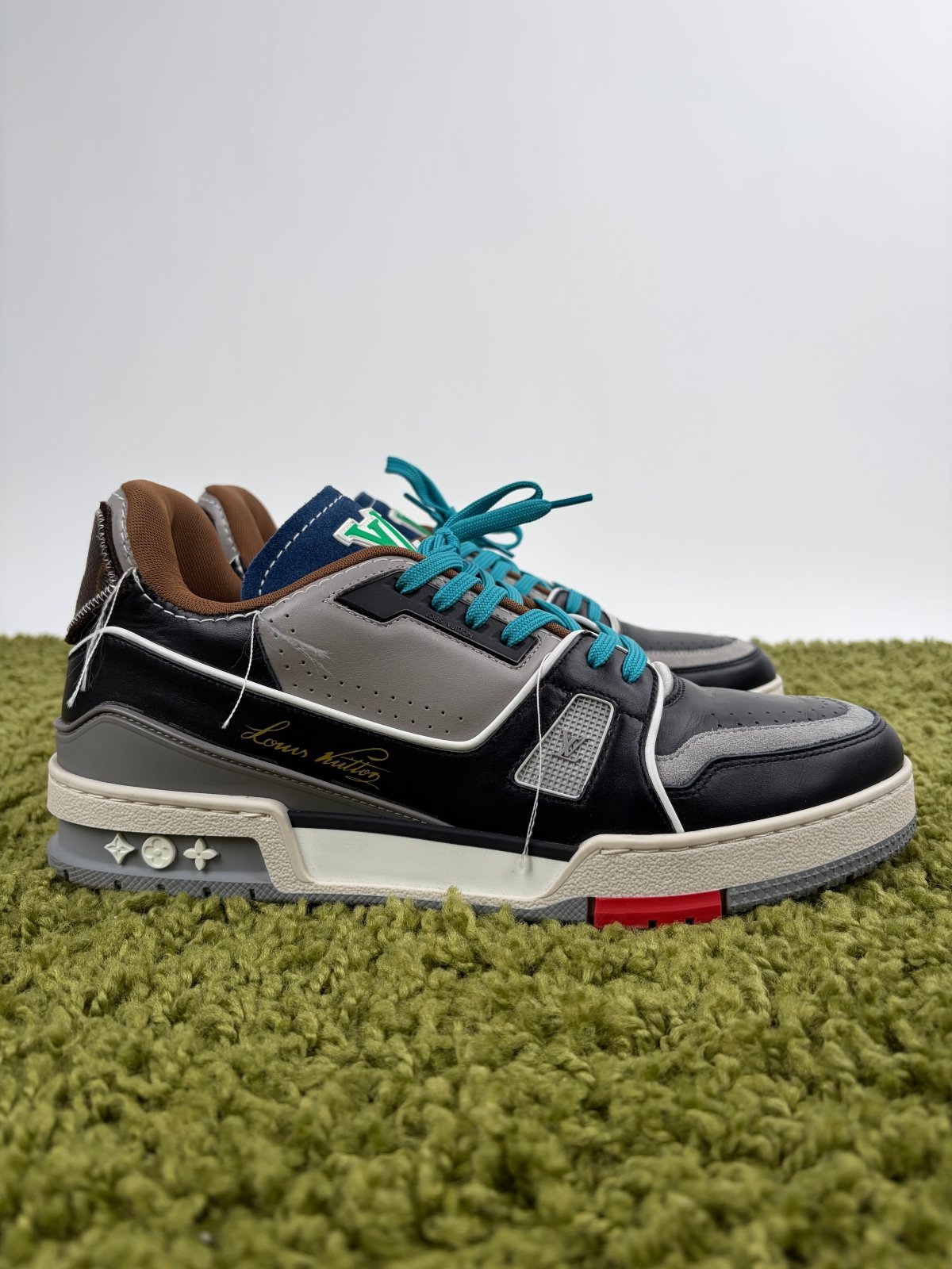 Louis Vuitton Trainer Nera Multicolor 8 - Second Hand Di Fiore