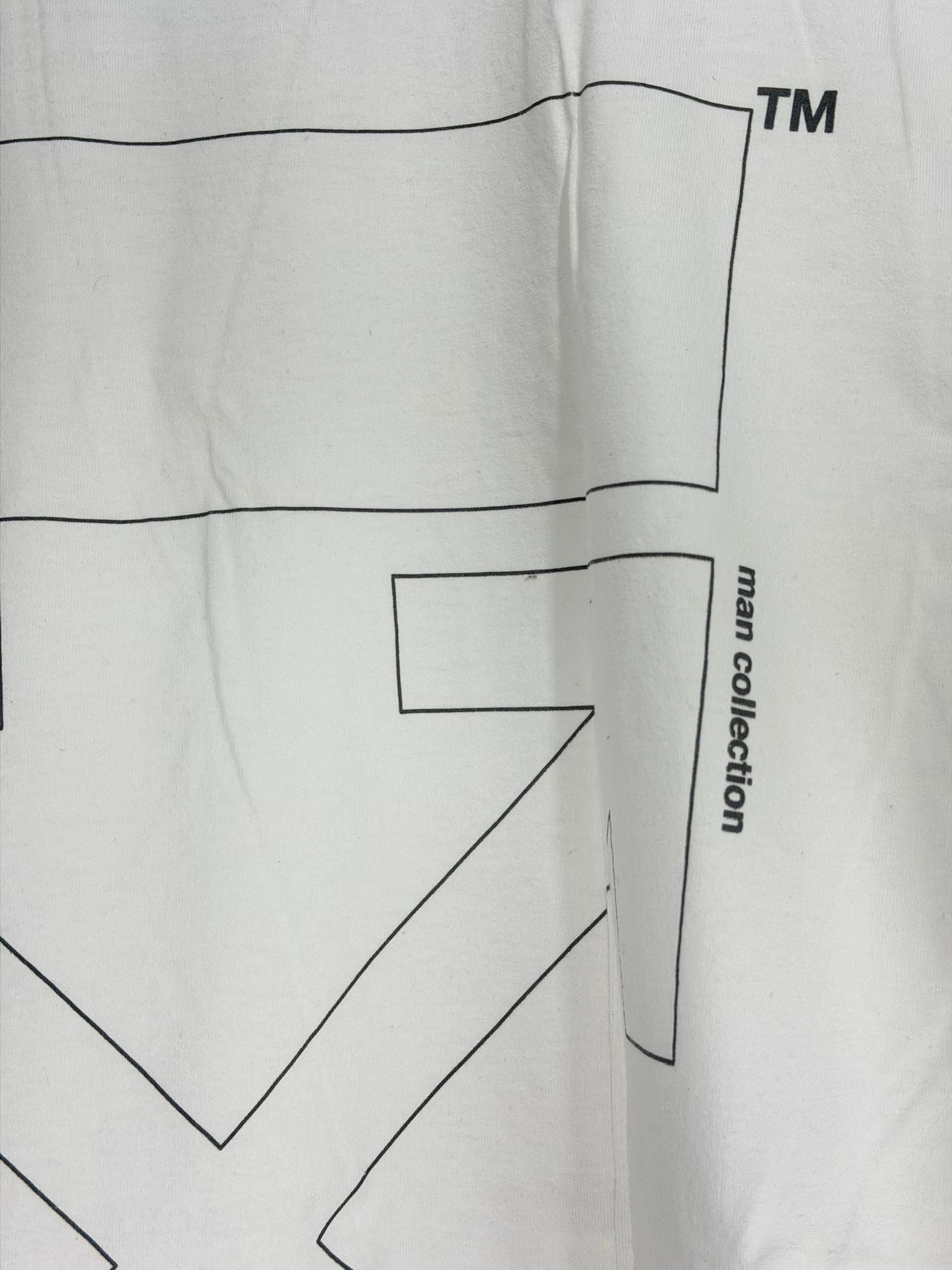 T-shirt off white Size XXL bianco