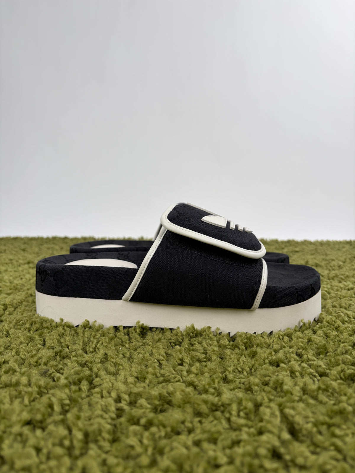 Sandali Platform Gucci X Adidas Nero 6