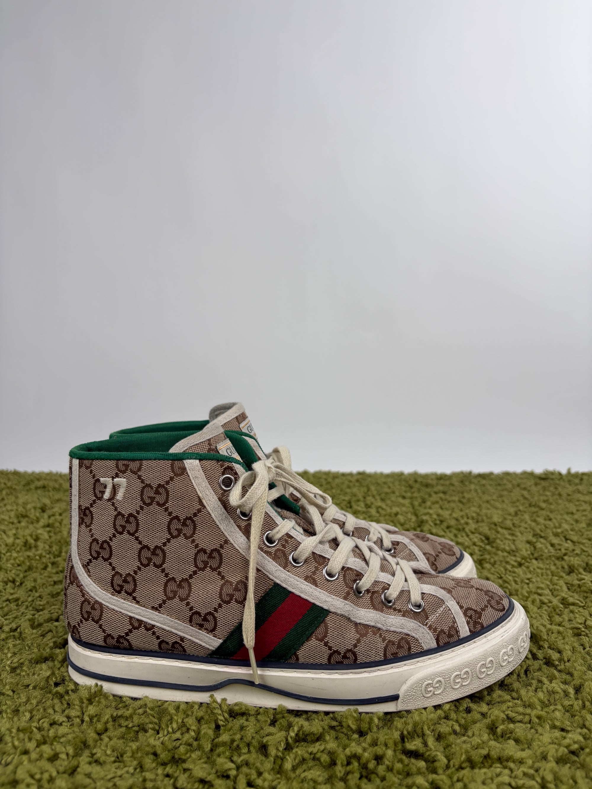 Gucci Tennis Size 39.5 marroni e bianche