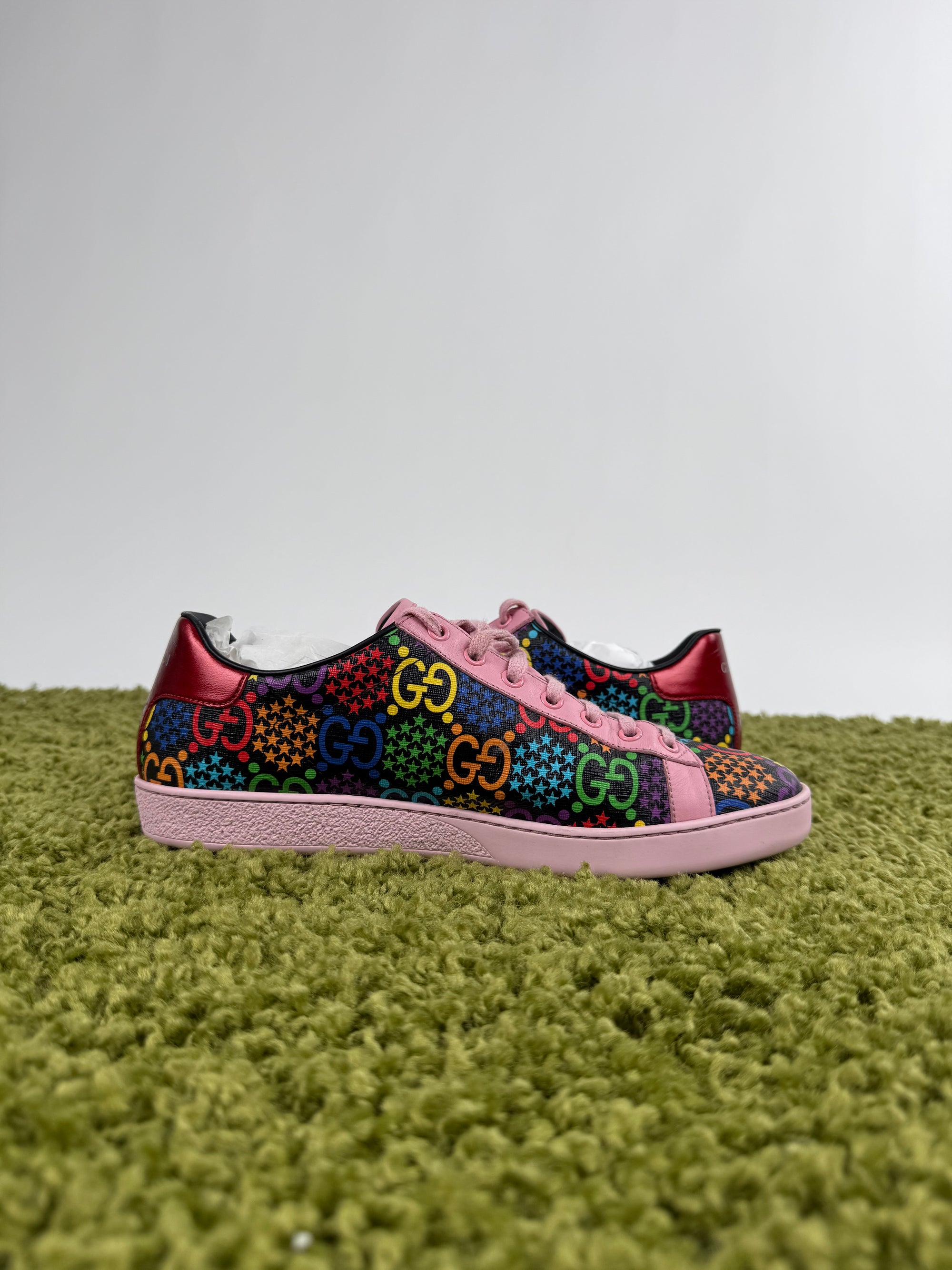 Gucci Psychadelic Ace Rosa Multicolor