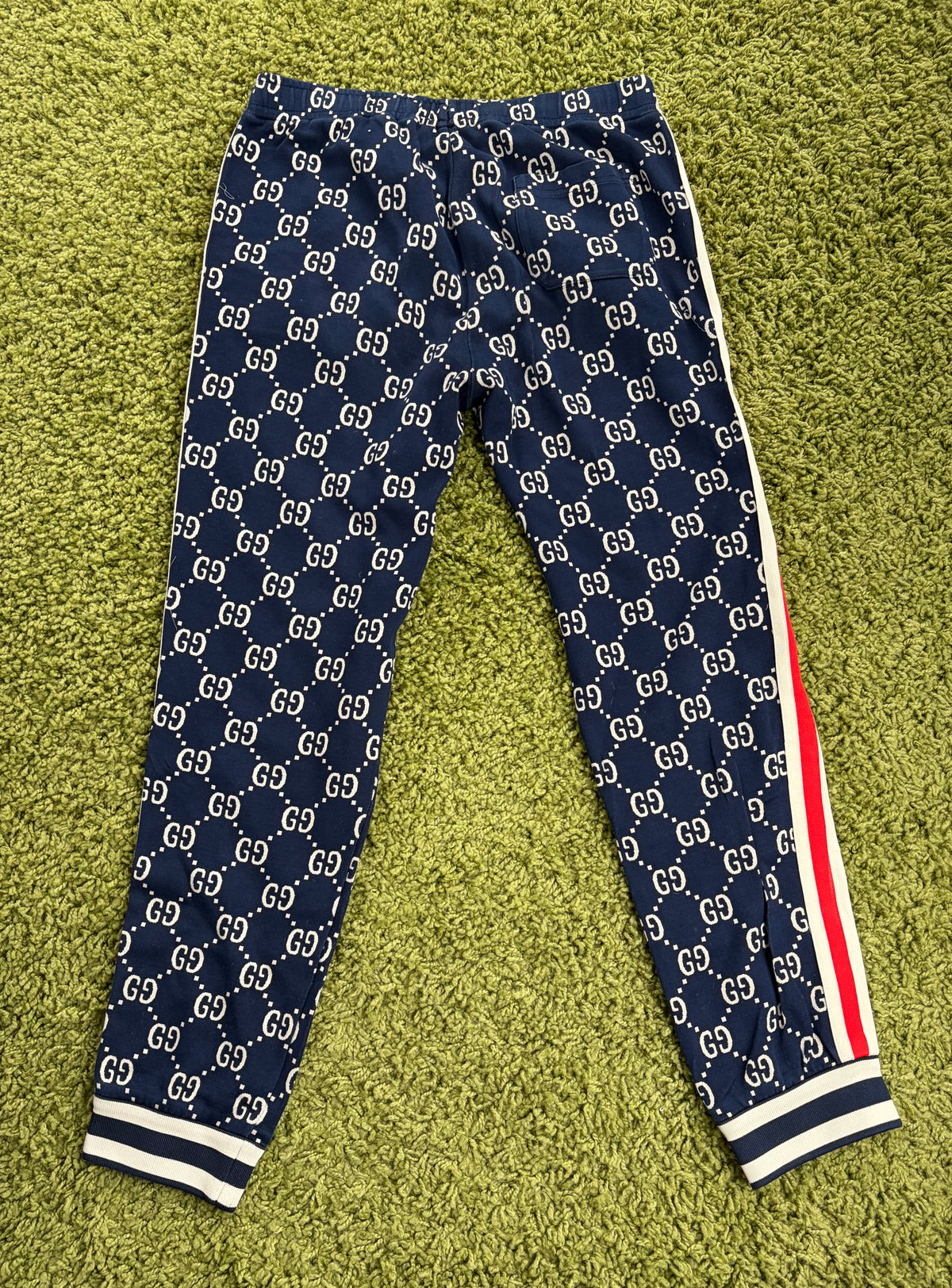Pantalone Gucci Blu Multicolor L