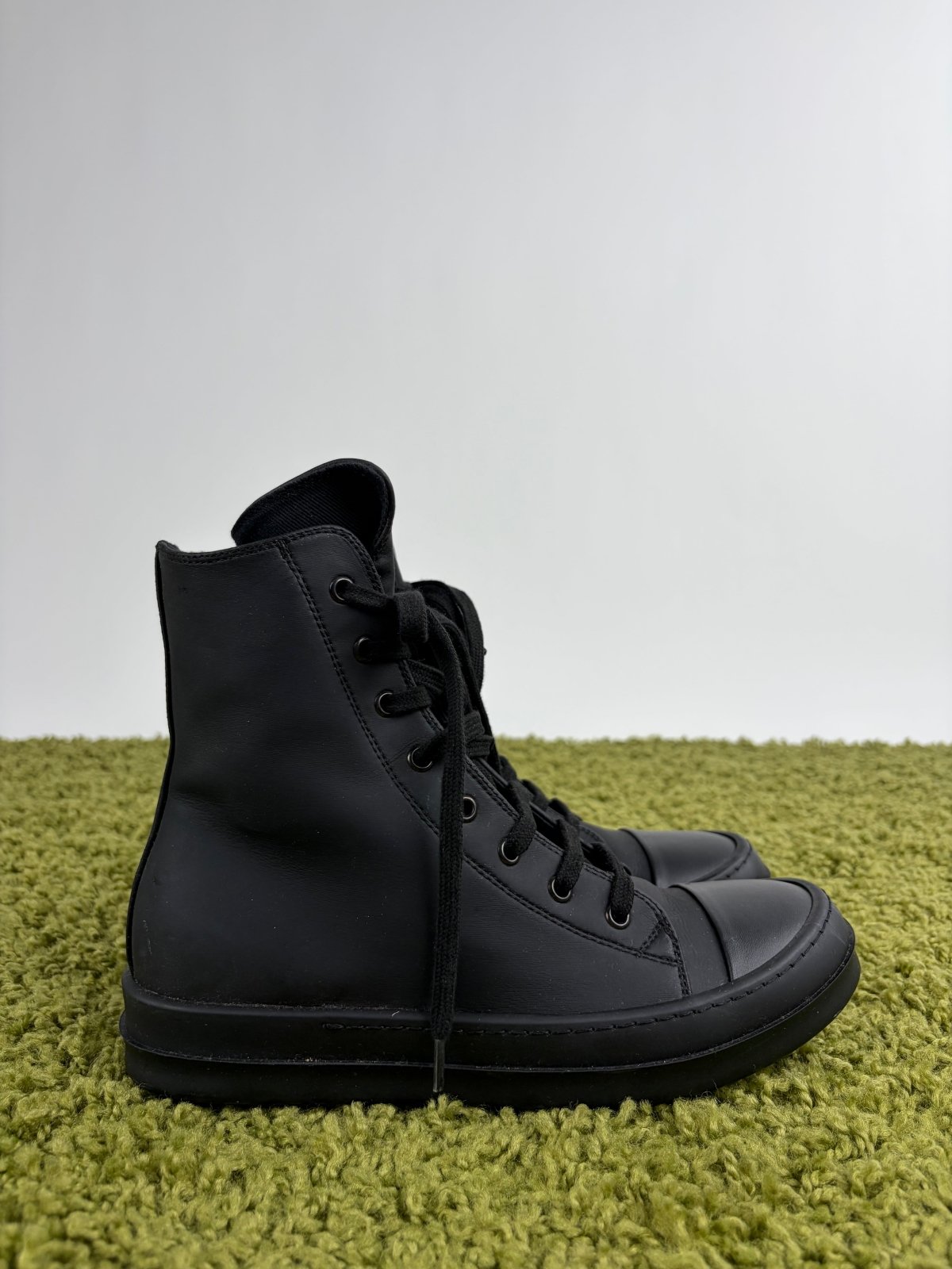 Rick owens DRKSHDW Ramones Size 39 nere - Second Hand Di Fiore