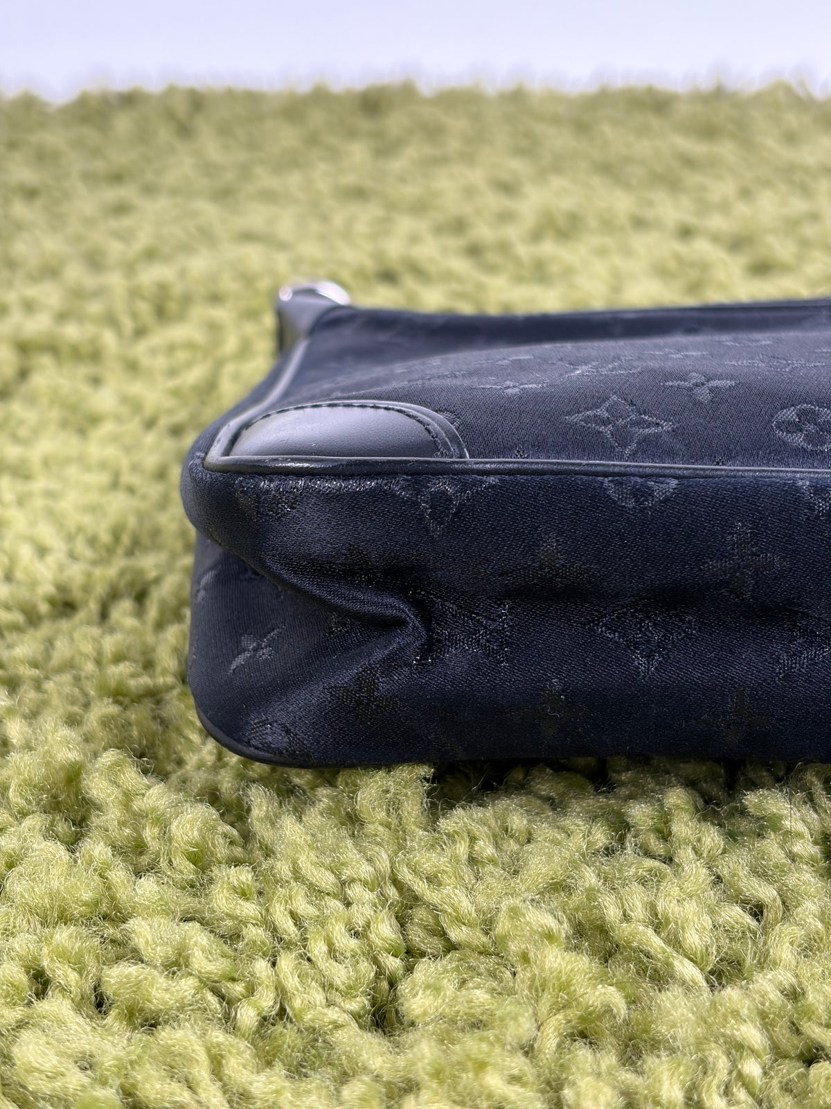 Borsa Louis Vuitton Satin Mini Boulogne Nera